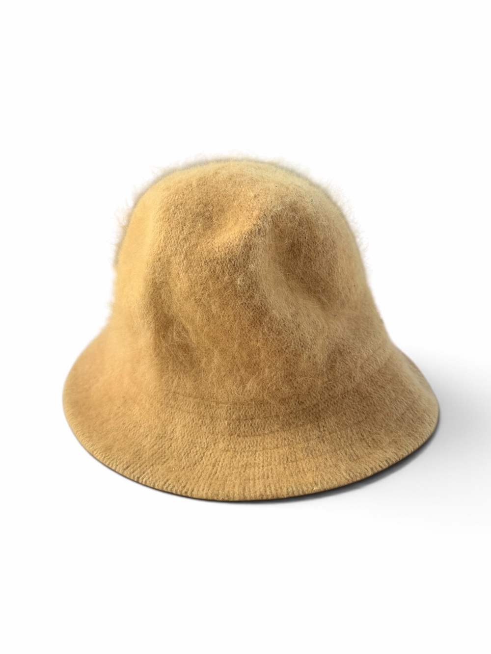 Mustard Yellow Fuzzy Bucket Hat